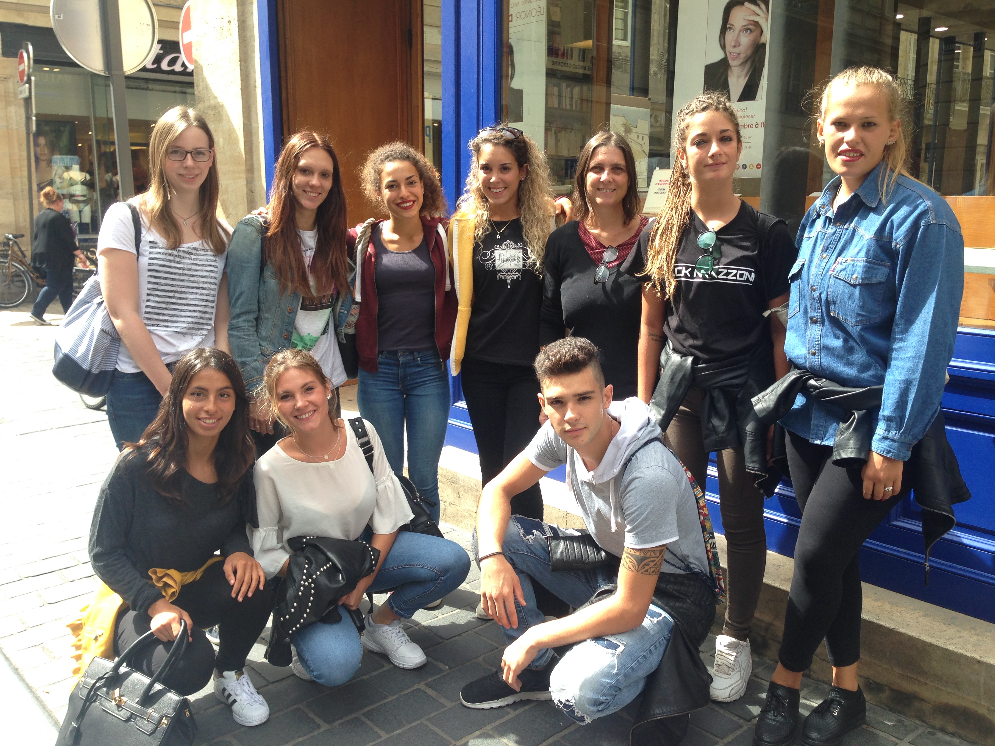 Visite de Bordeaux Erasmus jeunes européens association odyssée